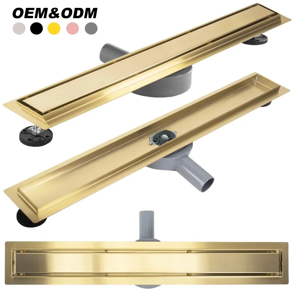

304 Stainless Steel Shower Drain Pipe with Hair Filter Floor Drain, Used for Bathroom Tile Insertion Drain Pipe