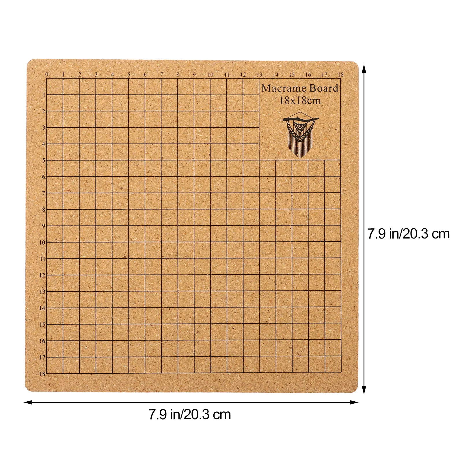 

1 set Cork Board DIY Kit Macrame Bracelet Corkboard Pins T Shape Stainless Steel Jewelry Crafts Measuring Wall Hanging