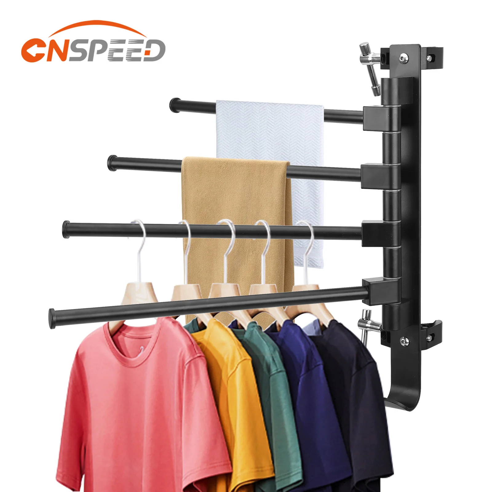 

RV Clothes Drying Rack Camper Drying Rack Aluminum Versatile No Drilling AntiRust Tower Hanger Rack for RV Camper Trailer Travel