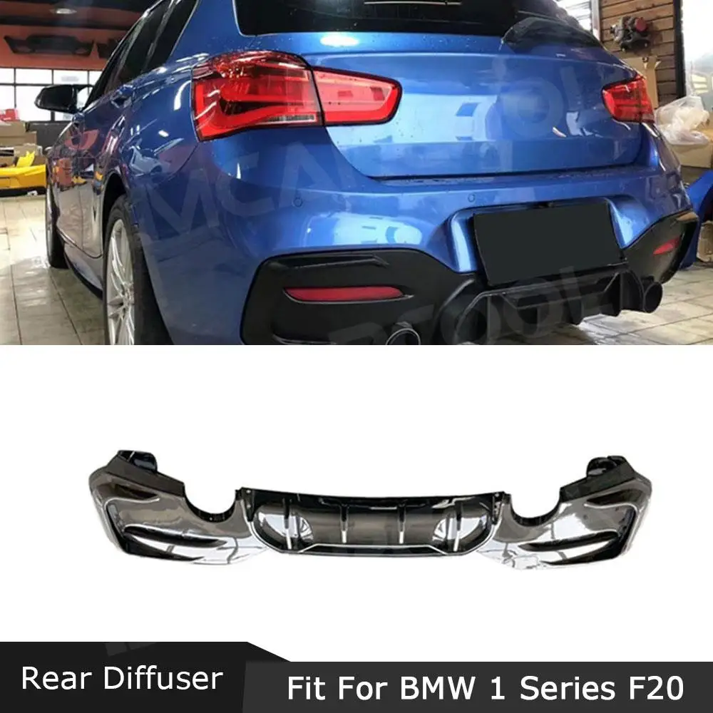 

Диффузор, губа на задний бампер для BMW 1 серии F20 M Sport M135i M140i 2015-2018 ABS защитные чехлы