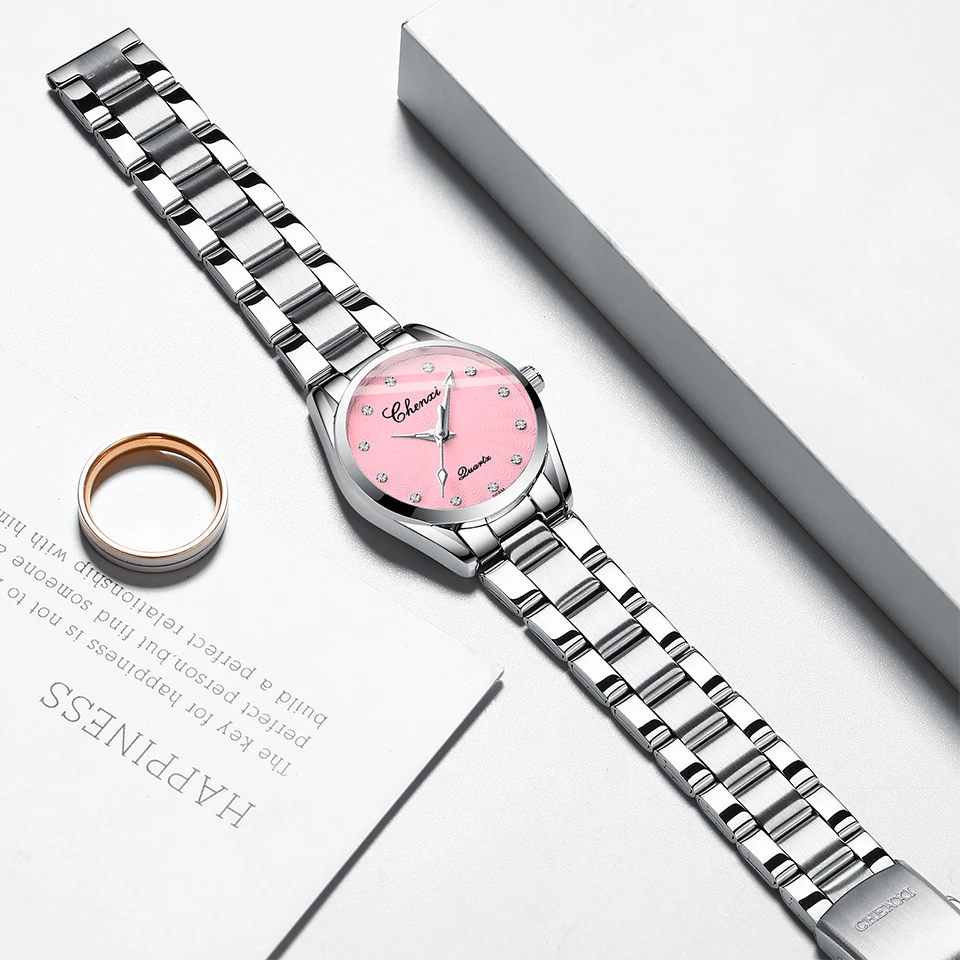 2023 CHENXI New Simple Fashion Style Women Watch Waterproof Steel Band Quartz Ladies Watches Gift Luxury Clock Relogios Feminino