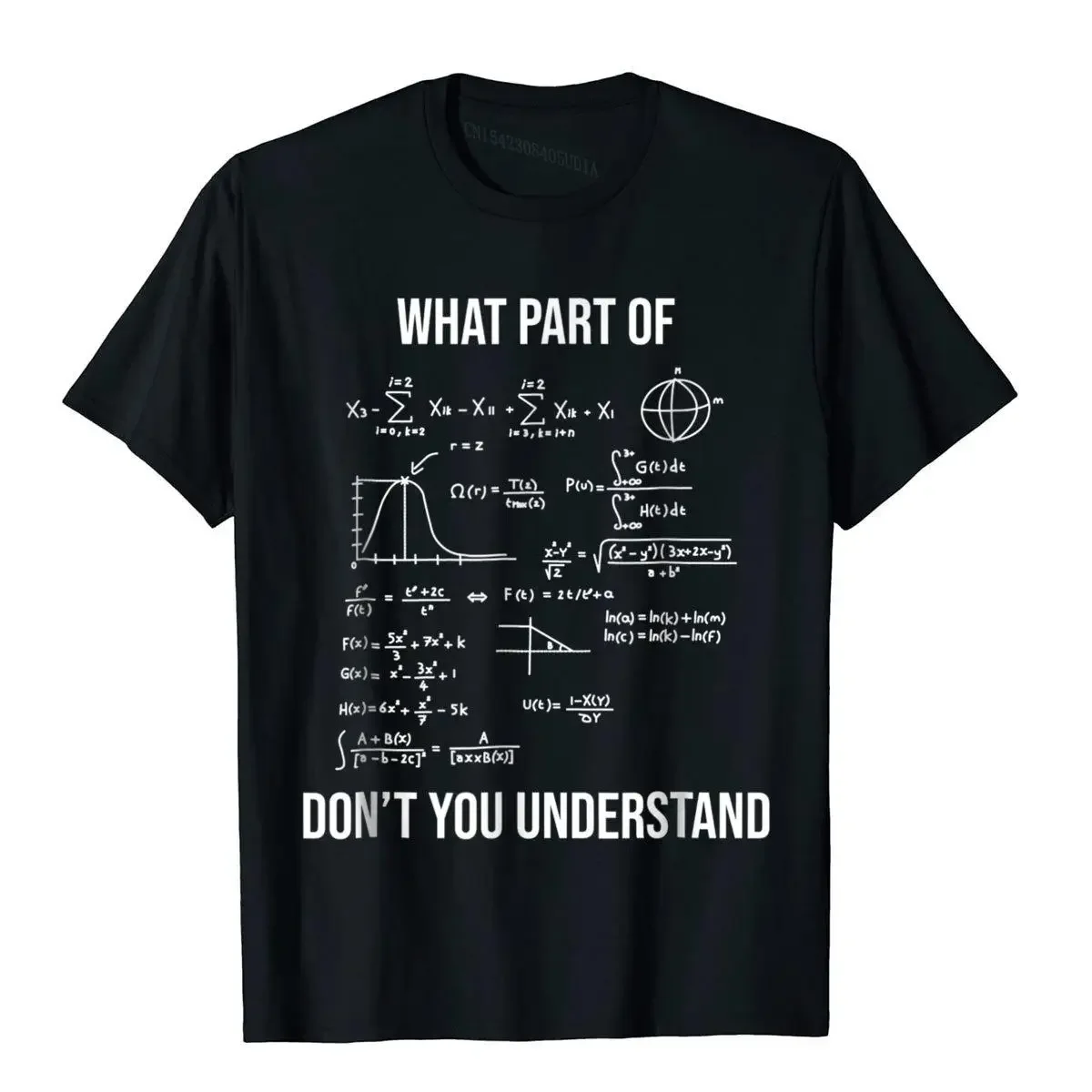 Cotton Men T Shirt Printed On Tops T Shirt Prevalent Cosie What Part Of Funny Mechanical Engineer Mathematician T-Shirt