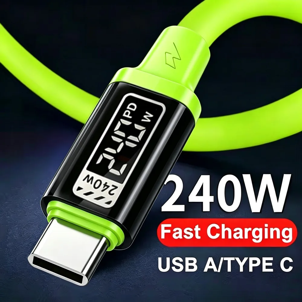 USB Typ C Schnellladekabel USB A zu USB-C Datenkabel Typ C Superschnelles Ladekabel für iPhone Samsung Huawei Xiaomi Neu