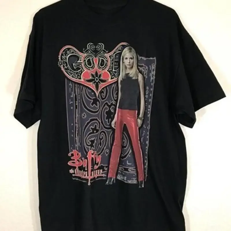 Vintage 2001 BUFFY THE VAMPIRE SLAYER T Shirt Black S 5XL HH04363