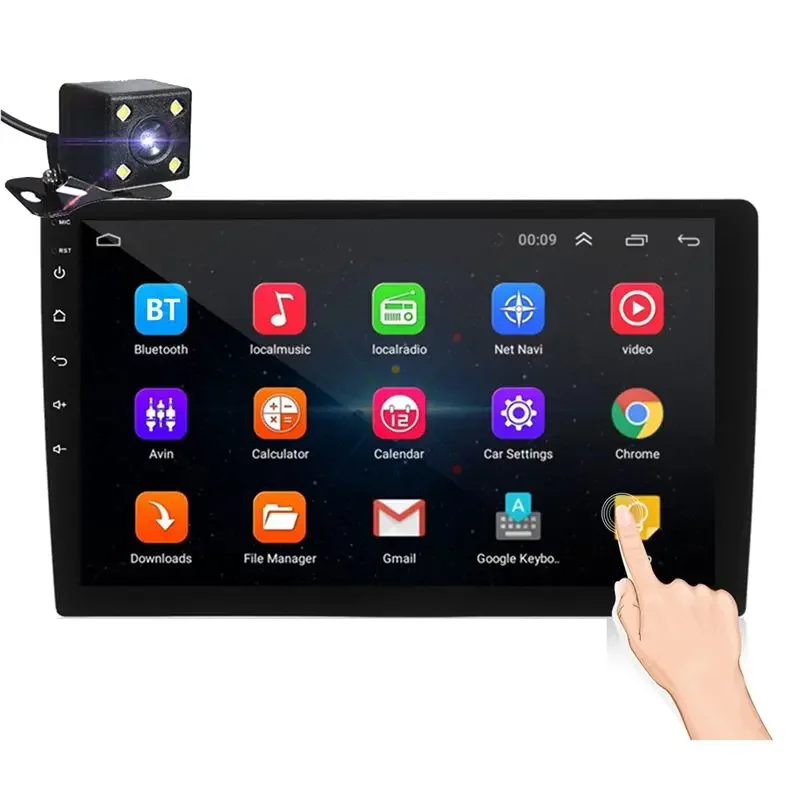 

iMars 10.1 Inch 2Din for Android 8.1 Car Stereo Radio 1+16G IPS 2.5D Touch Screen MP5 Player GPS WIFI FM with Backup Camera