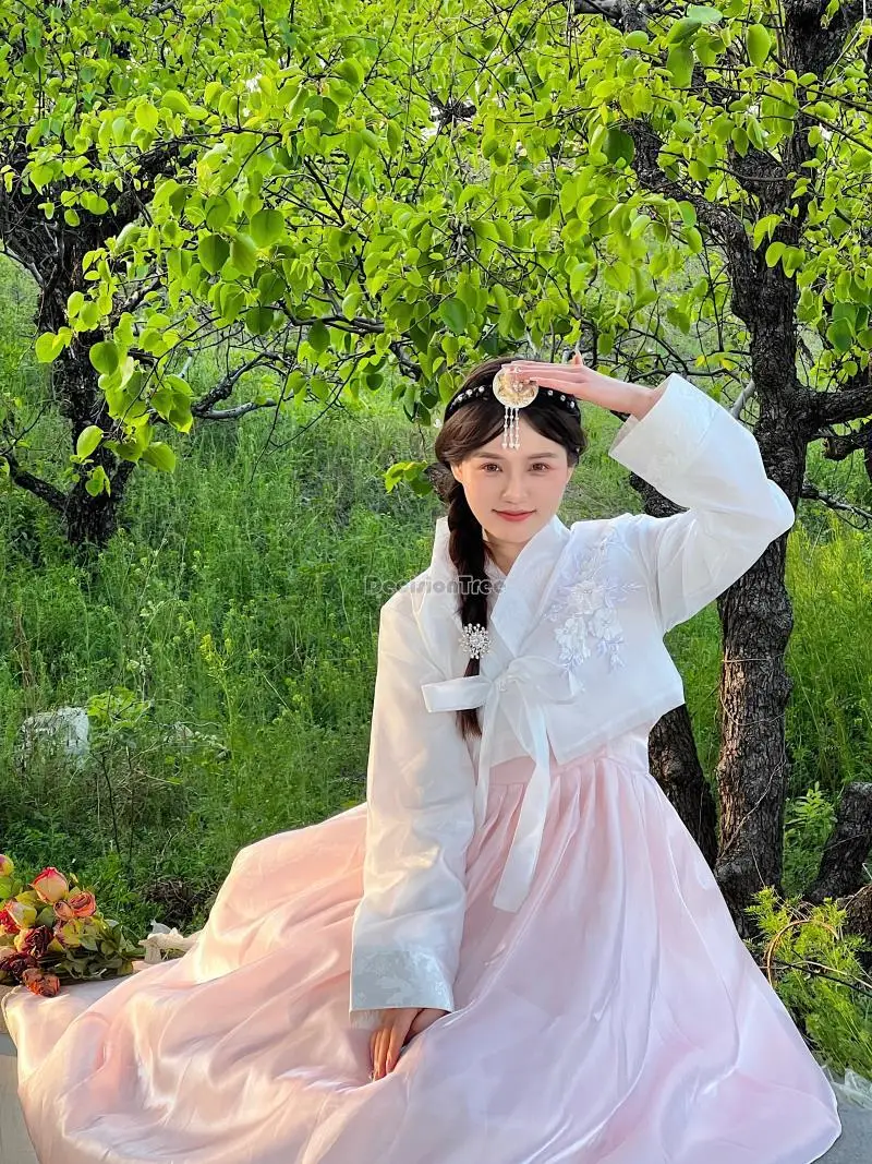 2023 hanbok new korean style traditional women's high-end photo court dress performance costume fairy elegant daily hanbok s689