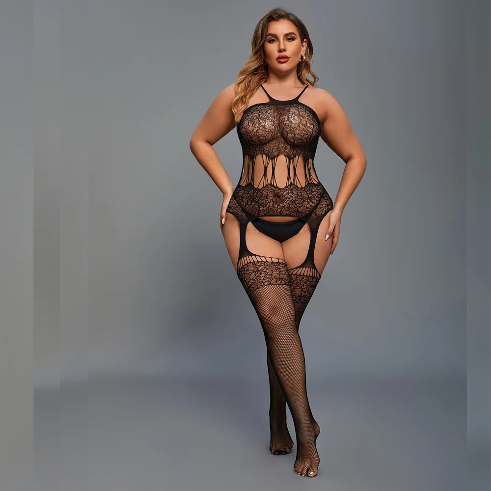 Sexy plus size see through jumpsuit jumpsuit with open file and no take off style pajamas sexy hot Sex suit sexy adult man xxx - Image 6