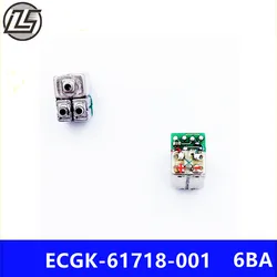 LS ECGK-61718 6BA 복합 혼 모든 주파수 이동 철 장치 헤드셋 스피커 수신기에는 주파수 분할 2개가 있습니다.