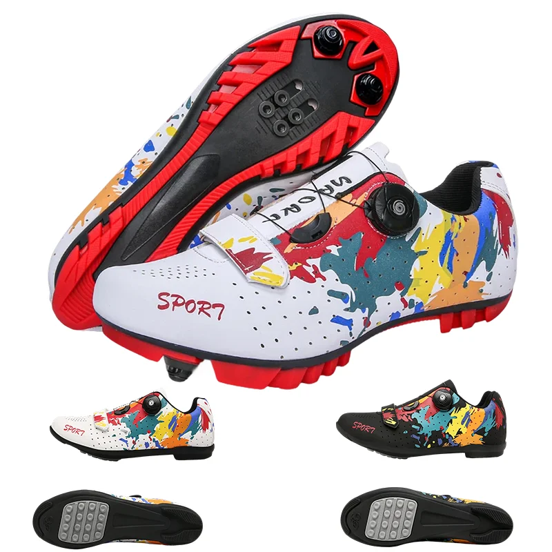 

Multi functional fitness cycling shoes with rubber soles for men and women, rubber soles for cycling