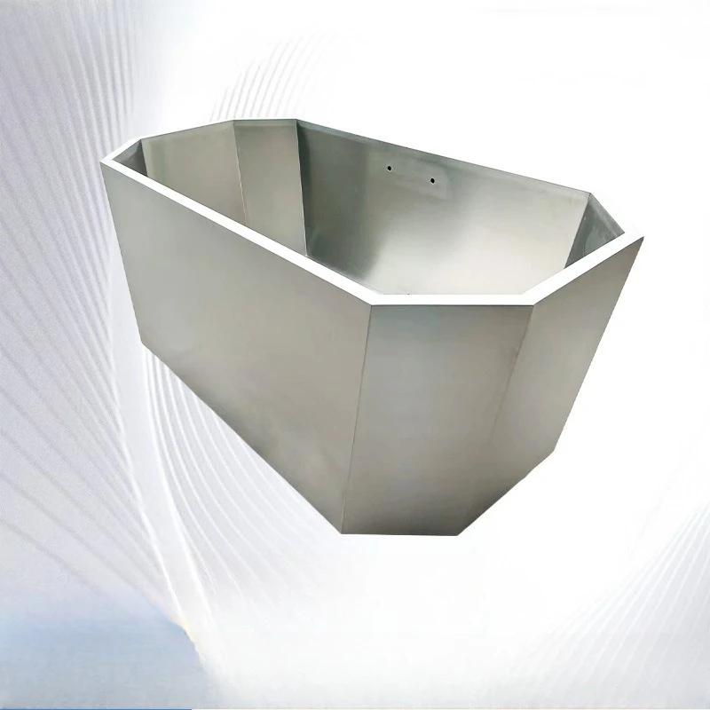 

304 stainless steel double-layer bathtub thickened non-slip bath with integrated drainage adult bath bucket
