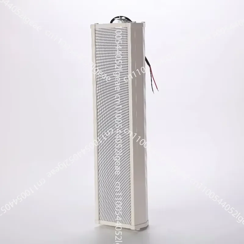 660 60W Metal Cabinet Network Column Speaker with 5-inch Subwoofer, 8 Ohm Impedance, 100Hz-20kHz Frequency Range