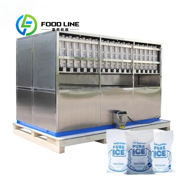Ice Cube Making Machine 5t 7t 10t Hot Industrial for Drink Restaurant Favorable Price Customize
