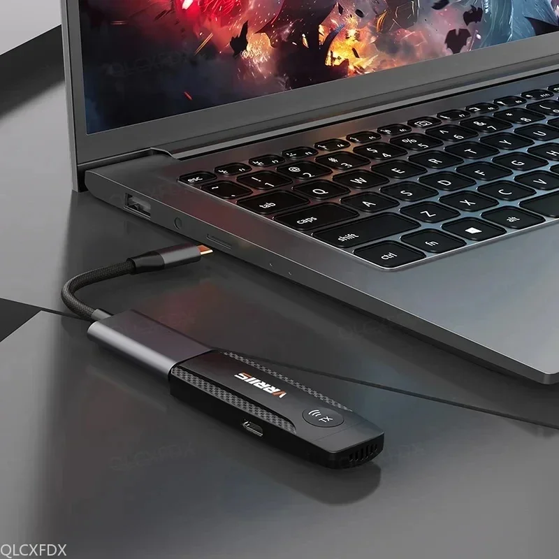 Wireless HDMI-compatible TV Stick Transmission Video Transmitter and Receiver Extender Display Share for Camera PC Typec To TV