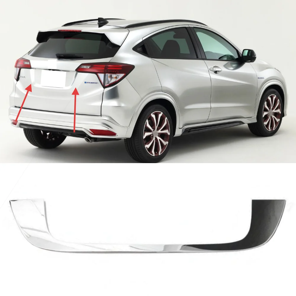 

Для Honda VEZEL 2015-2021 U-образная гальваническая декоративная полоса под багажник автомобиля