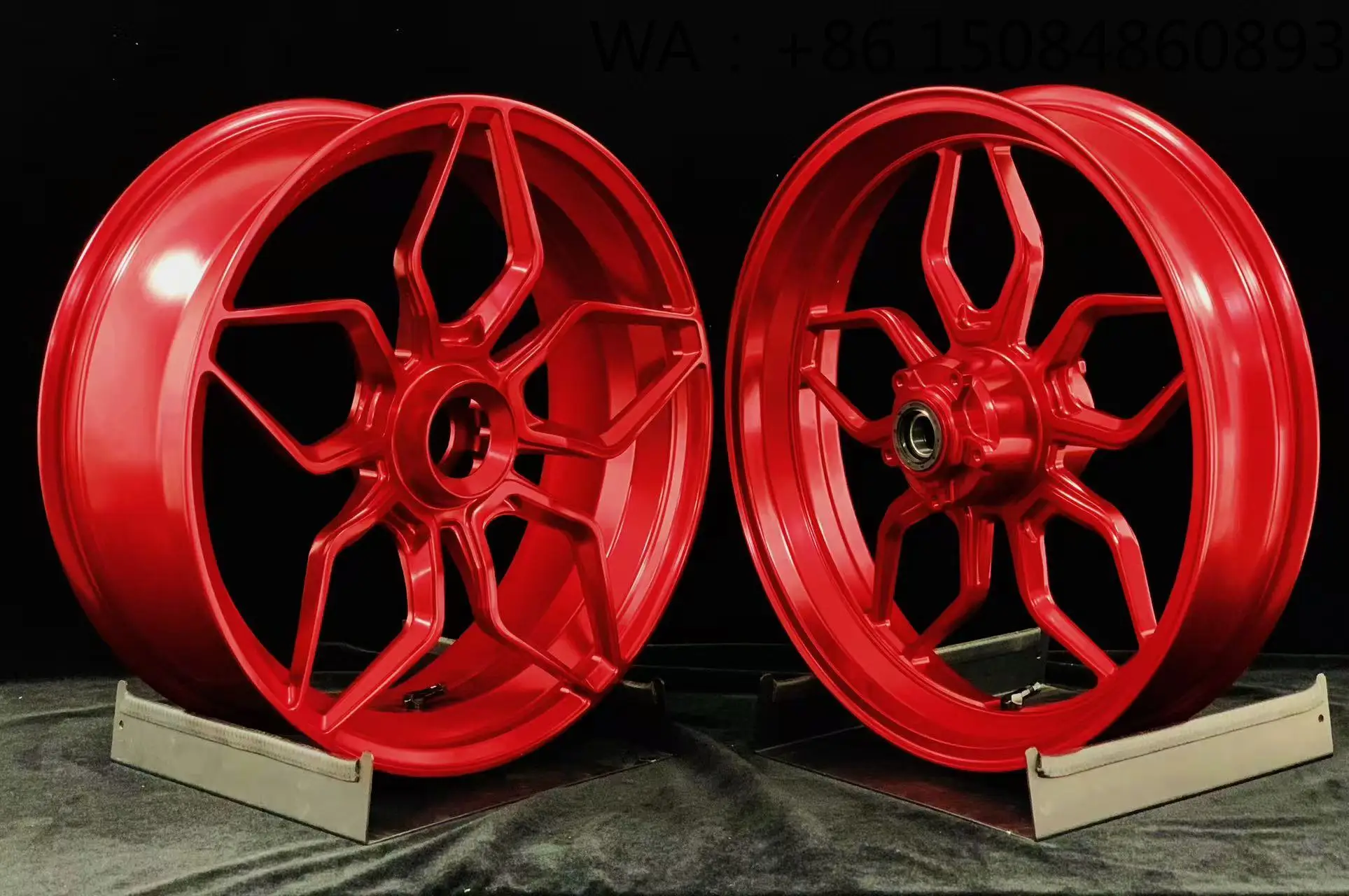 

6061-T6 aluminum alloy aerospace material, motorcycle parts, Anodized Forged Wheels, High-end Quality, Modern Sport Motorcycle P