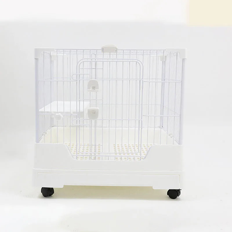 wholesale cheap large metal wire pet rabbit transport cage