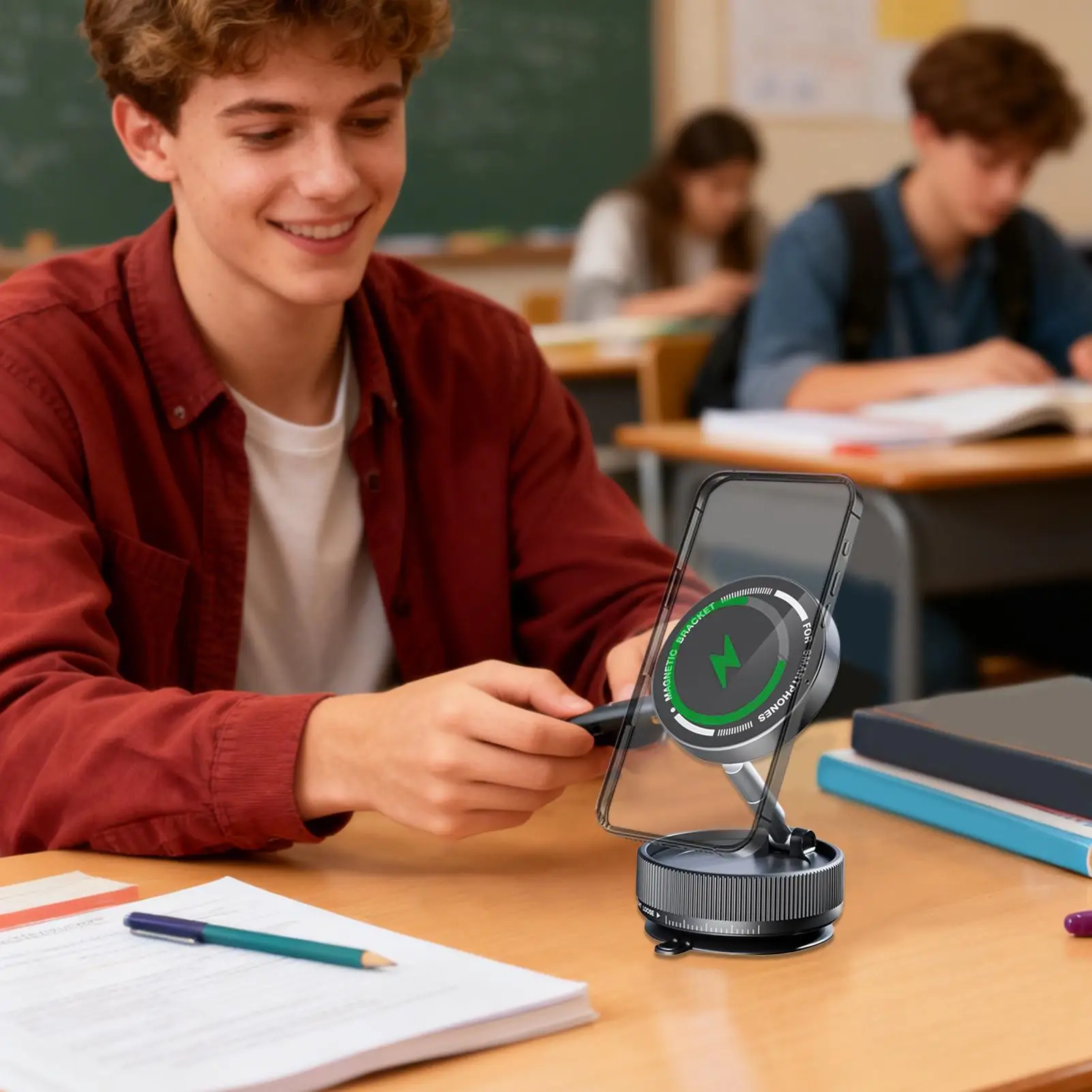 

Suction Cup Phone Mount Dashboard Magnetic Smartphones Accessories Suction Cup Car Phone Mount For Driving Gym Bedroom Office