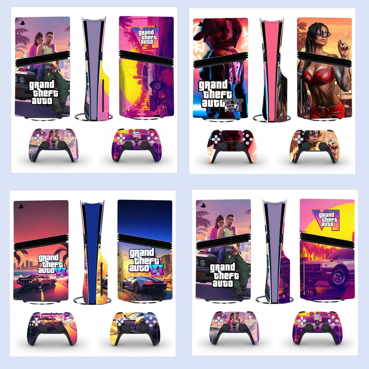 Nouveau jeu PS5 Pro disque peau autocollant protecteur décalcomanie couverture pour Console et contrôleurs PS5 Pro autocollant vinyle accessoires Nouveau jeu PS5 Pro disque peau autocollant protecteur décalcomanie couverture pour Console et contrôleurs PS5 Pro autocollant vinyle accessoires