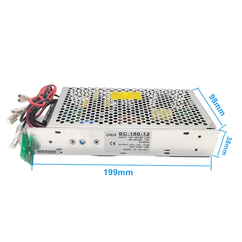 CHUX SC180W 12V DC UPS Charge Function Switching Power Supply Battery Charger 13.5V Universal AC Monitor Output Supplies