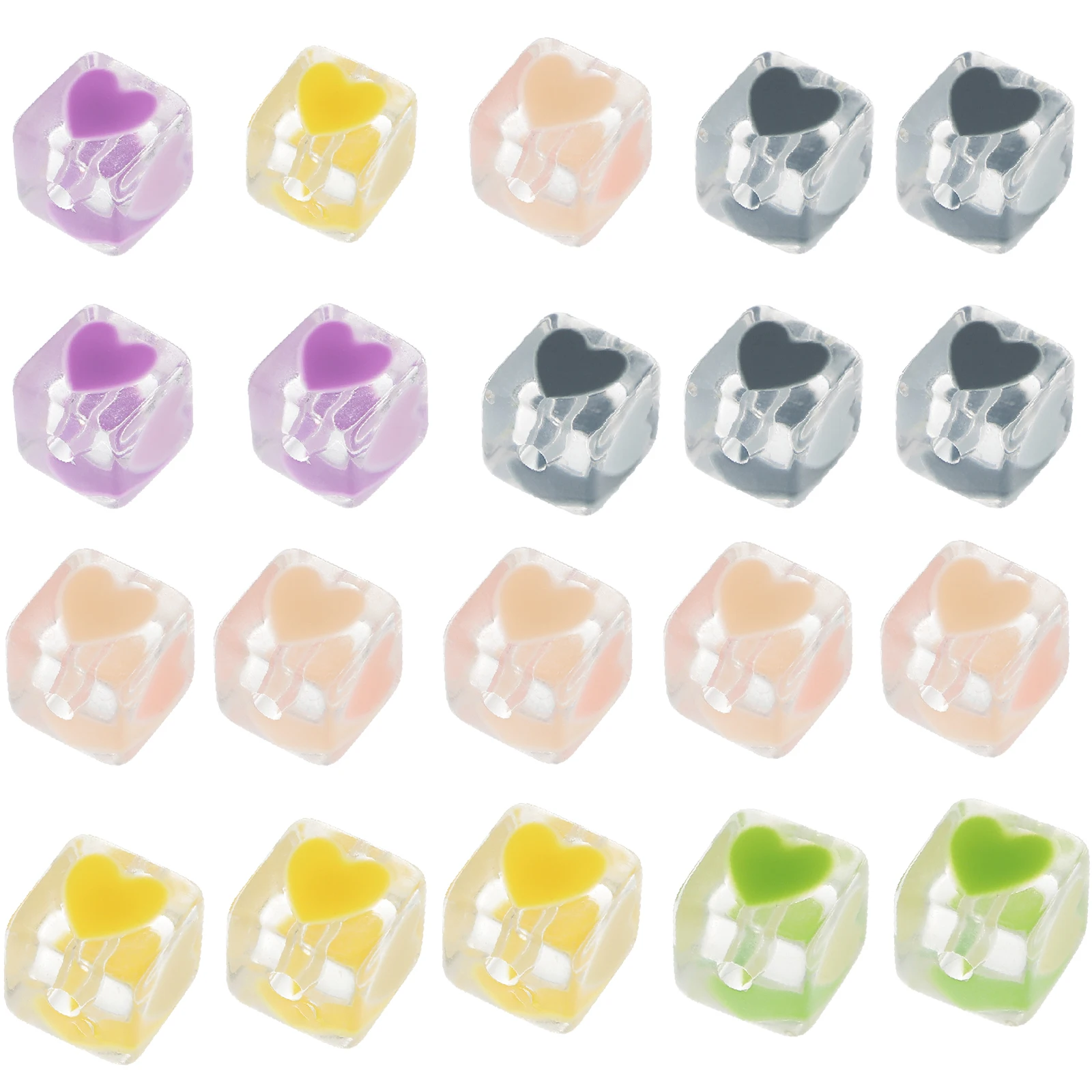 

20 Pcs Beads Jewelry Making Hair Accessories Child Charms Bracelet Earrings Craft Jewelry Making Bead DIY Gifts