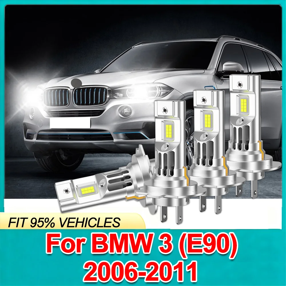 

Комбинированные лампы H7 дальнего/ближнего света, супер яркие, 6000K, IP68, водонепроницаемые, без адаптера, настоящий мини-размер 1:1, для BMW 3 (E90) 2006-2011 гг.