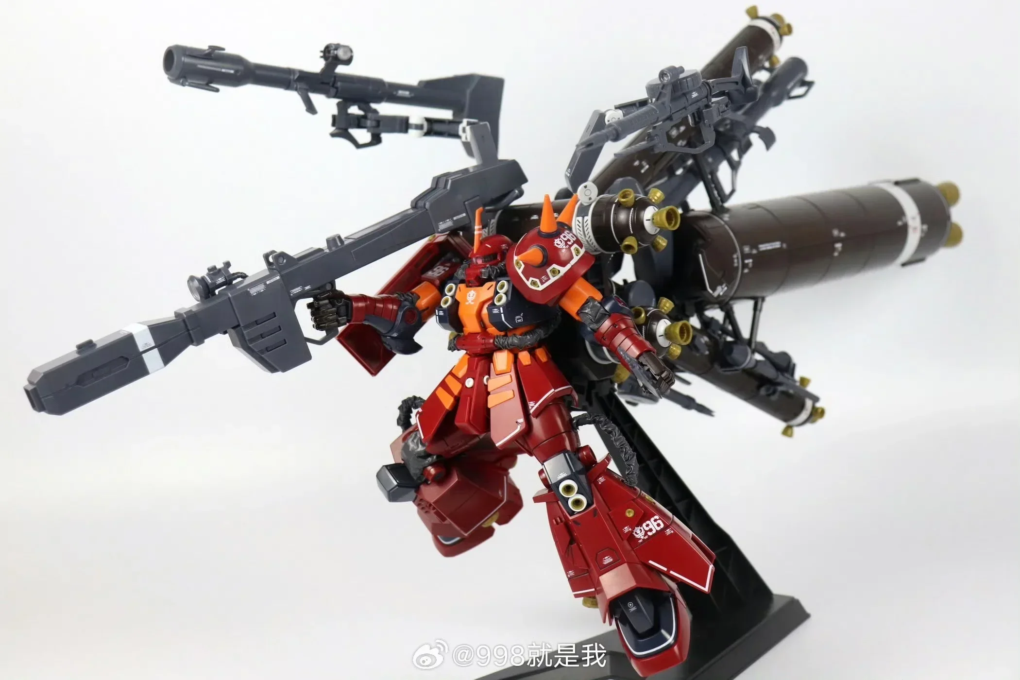 NOWY Lane Leien Model ZG-001 MG MS-06R Psycho Zaku Figurka Thunderbolt Anime Figurki 1/100 Skala Model Kit Niestandardowe prezenty