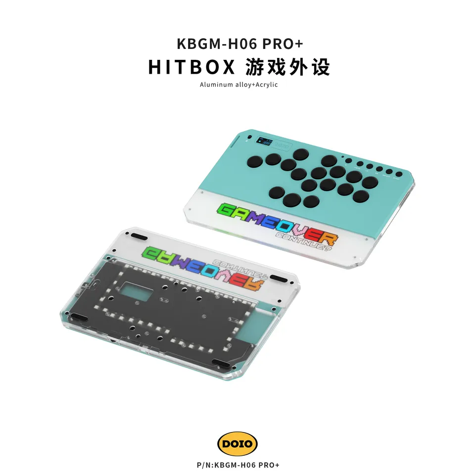 DOIO HITBOX KBGM-H06 PRO Plus Wired Keyboard Upgradable Wireless
