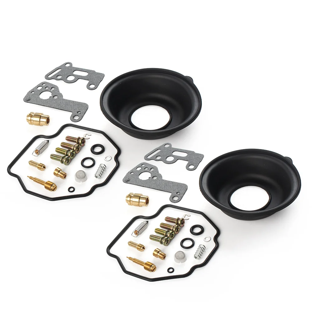 Motorcycle Carburetor Repair Rebuild Kit Diaphragm 2 Sets For Yamaha XV535 XV500 Virago XV 500 535