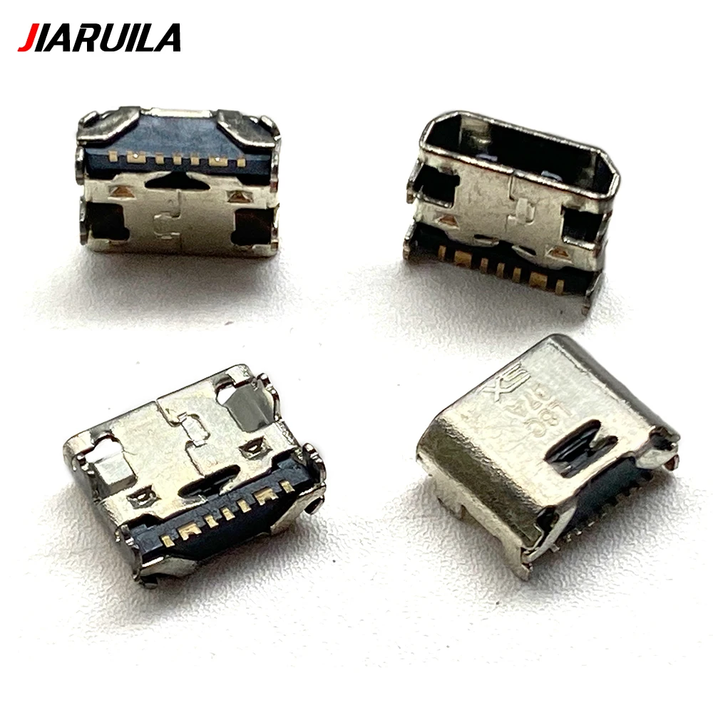 5Pcs - 1000Pcs， Micro USB Connector Charging Port Jack Plug For Samsung Tab E T560 T561 A T280 T285 T580 T585 P580 T375 T377