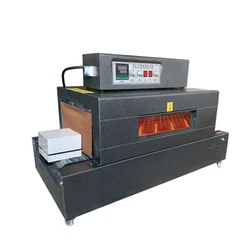 PBOBP Heat Film Shrink Wrapper Thermal Tunnel Packaging Machine Chained For PP POF PVC 220V