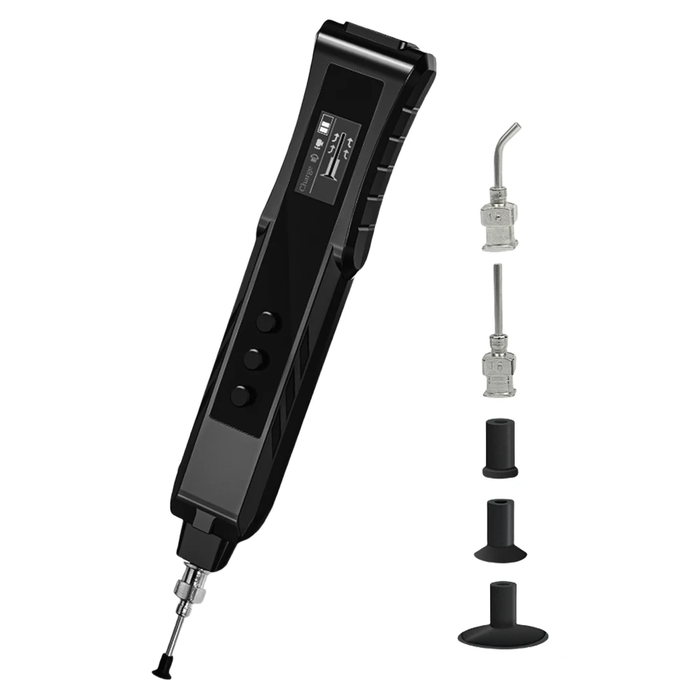 Electric Vacuum Chuck Suction Pen Anti Static Rechargeable Vacuum Pickup Tool IC Chip Electronic Parts Lens Absorbers Device