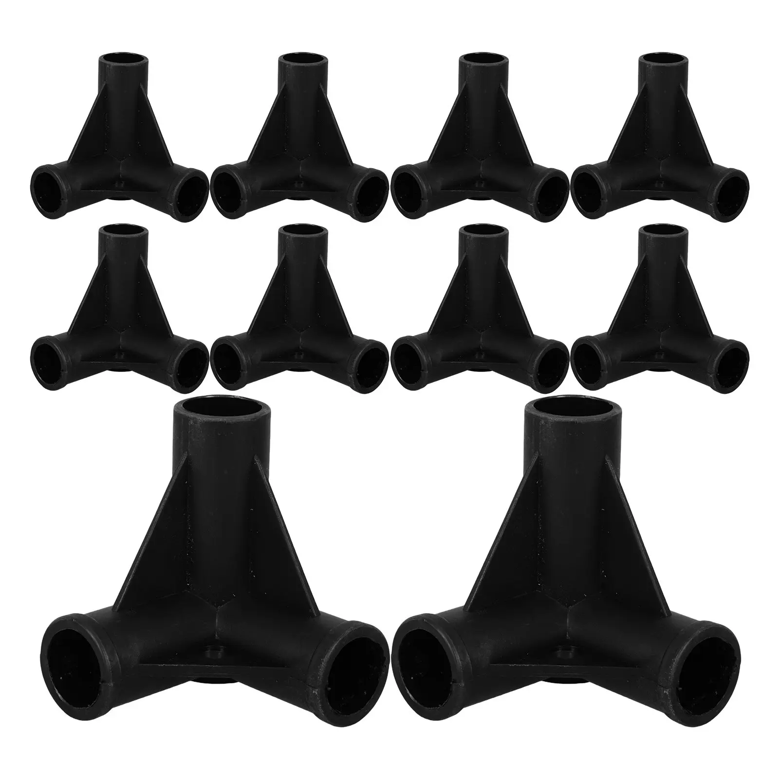 10Pcs Baby Playpen Fence Connectors T Joint 19Mm Pipe Fittings Replacement Parts Plastic Furniture Grade Connectors for Indoor