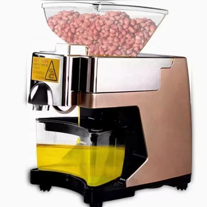 

Small Mini Home Use Cheap Olive Avocado Sesame Coconut Intelligent Voice Cold Press Oil Press Machine