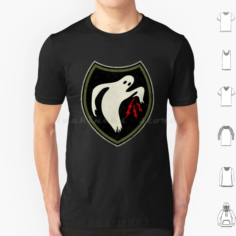 Camiseta con parche desgastado del ejército fantasma, talla grande, 100% algodón, fuerzas especiales militares, operaciones especiales, Segunda Guerra Mundial, 2 de la Segunda Guerra Mundial, fantasma estadounidense