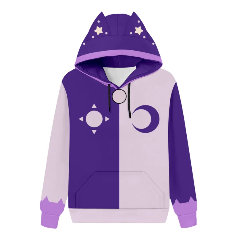 Anime Cartoon The Owl cosplay House 3 King Cat Ear Hoodie Women Girls Costume Roleplay Fantasia Adult Kids Halloween