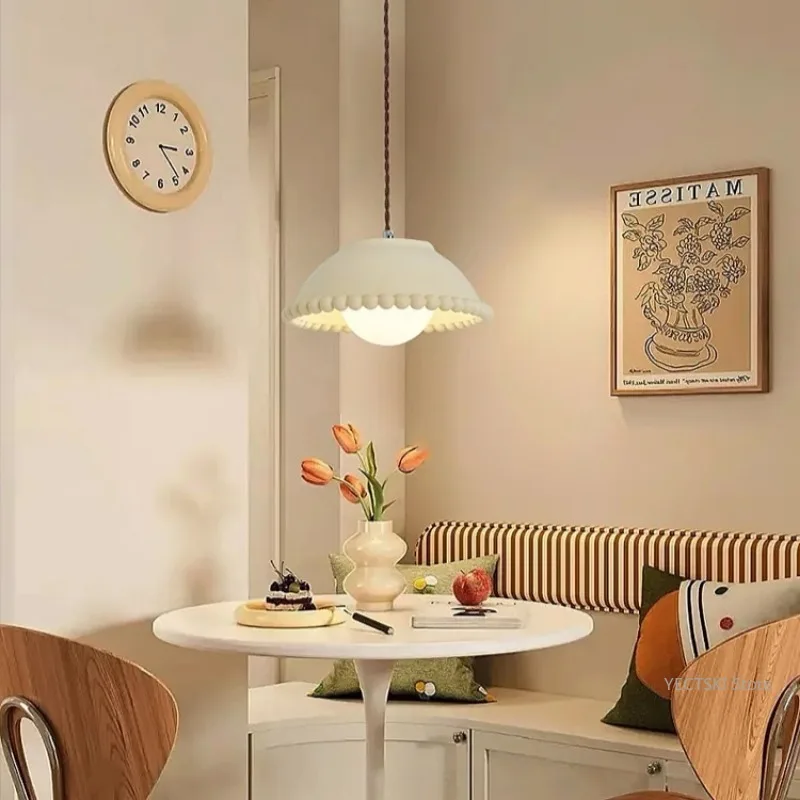 Franse Luxe Hanglamp, Restaurantlamp, Bar, Bedlampje, Slaapkamer, Studie Rustieke Stijl Retro Crèmestijl Verlichting