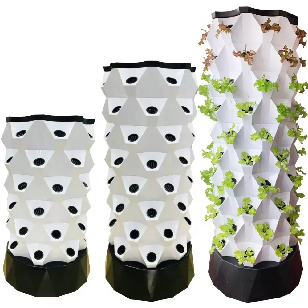 New Agricultural Greenhouse Indoor Aeroponic Hydroponic System Pineapple Tower Garden Hydroponic Growing System Vertical