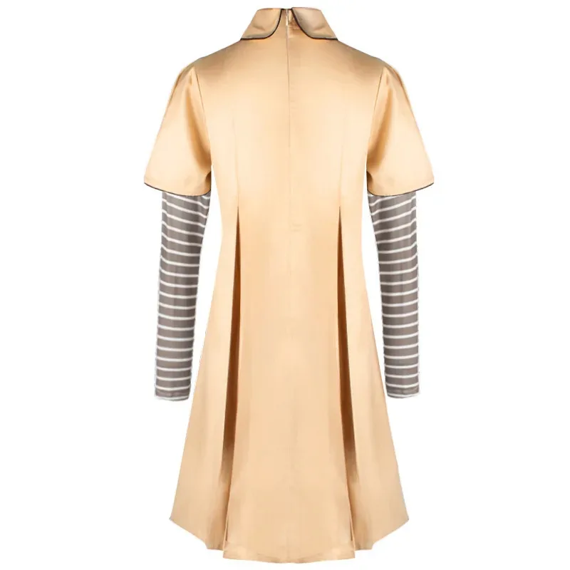 M3gan Kostum كوسبلاي غاون ميغان غاون فيلم الرعب سترة Ai دمية روبوت فستان الهالوين مجموعة كاملة للفتيات والكبار