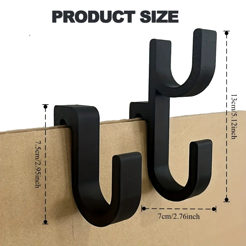 Car Umbrella Hook Umbrella Stand Universal Trunk Hook 2Pcs Holder Vehicle Hanger For Handbag Auto Accessories Internal Storage image 4
