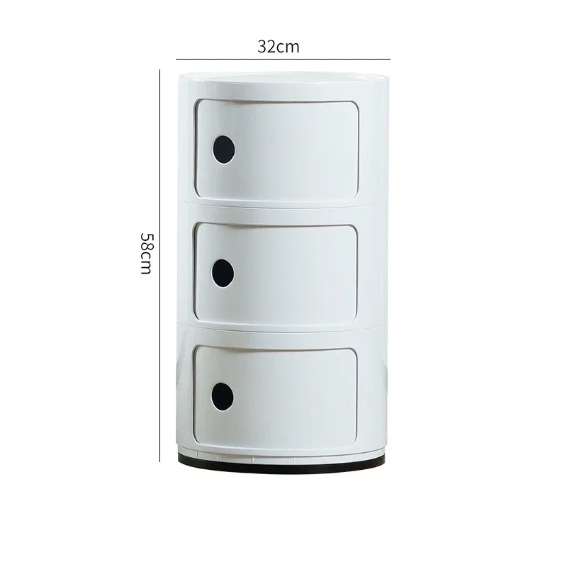 

Nordic ins Internet celebrity bedside table modern simple white creative storage small cabinet bedroom simple storage