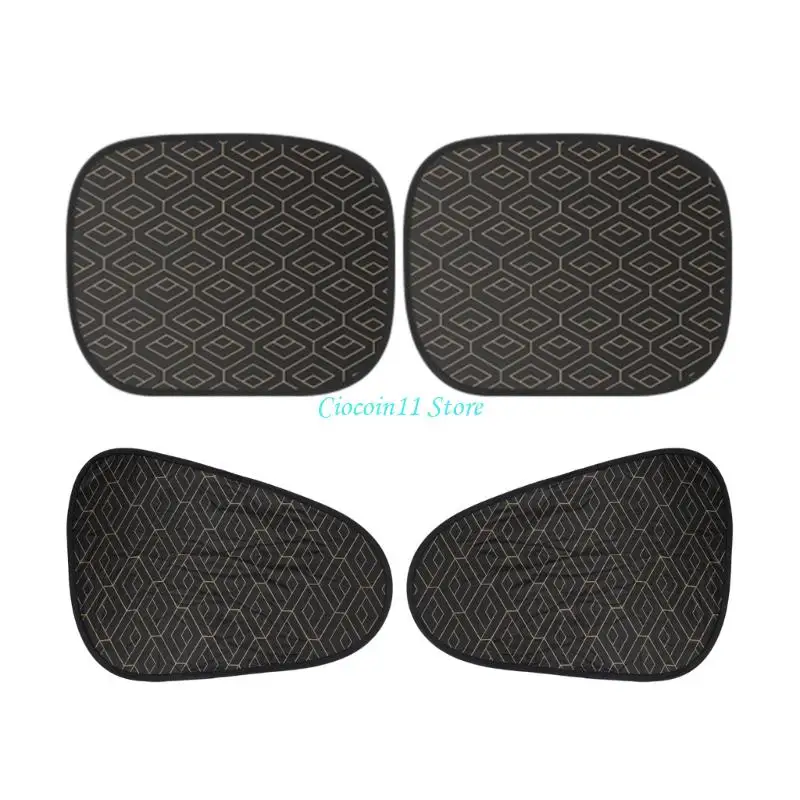 Y1UB Blackouts Car Window Cover Static Cling No Magnets Needed For Quick Setup 1 Pair