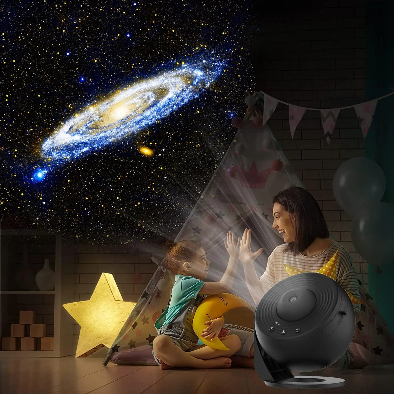 Planetarium Projector Galaxy Projector Bedroom Night Light HD Star Projector For Kids Bedroom Valentines Day Gift Wedding Deco