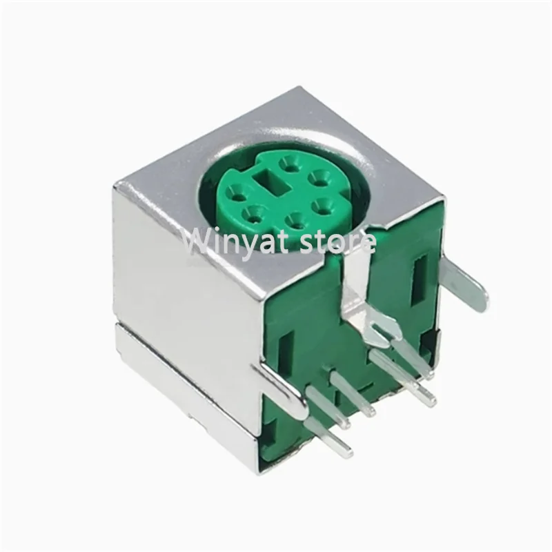 10PCS  Connector keyboard / Mouse  PS-2   Black Blue Green PS2  3 Colours