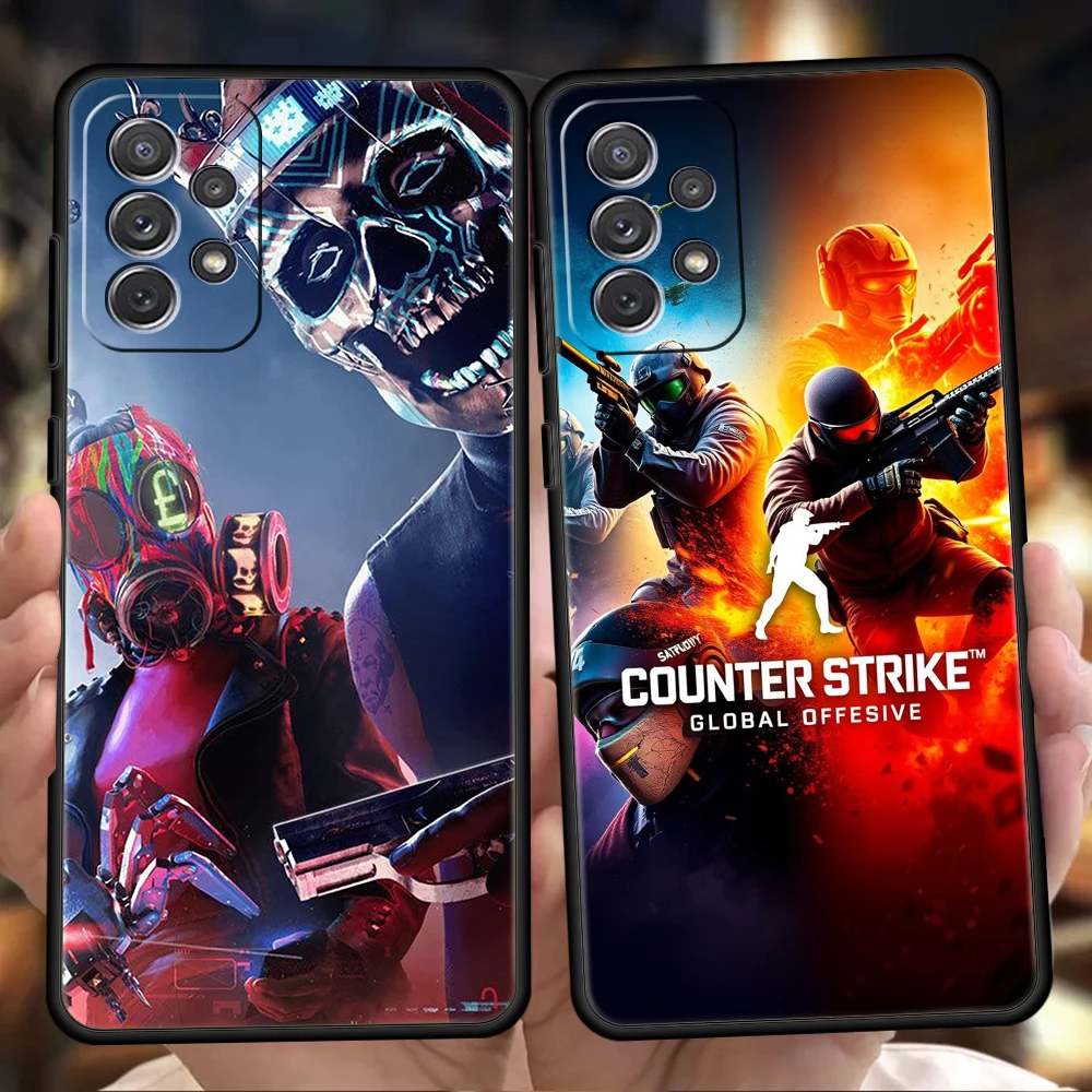 Counter Strike CS GO Hot Game Phone Case for Samsung Galaxy A55 A35 A15 A14 A25 A54 A51 A71 A72 A73 A32 A52 A52S A41 5G Shell