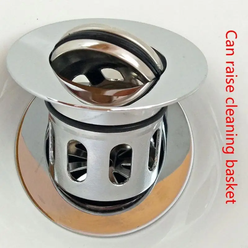 77JA Universal Wash Basin Bounce Filtro drenagem Taça banheiro Acessórios para banheiros Torneira capataque