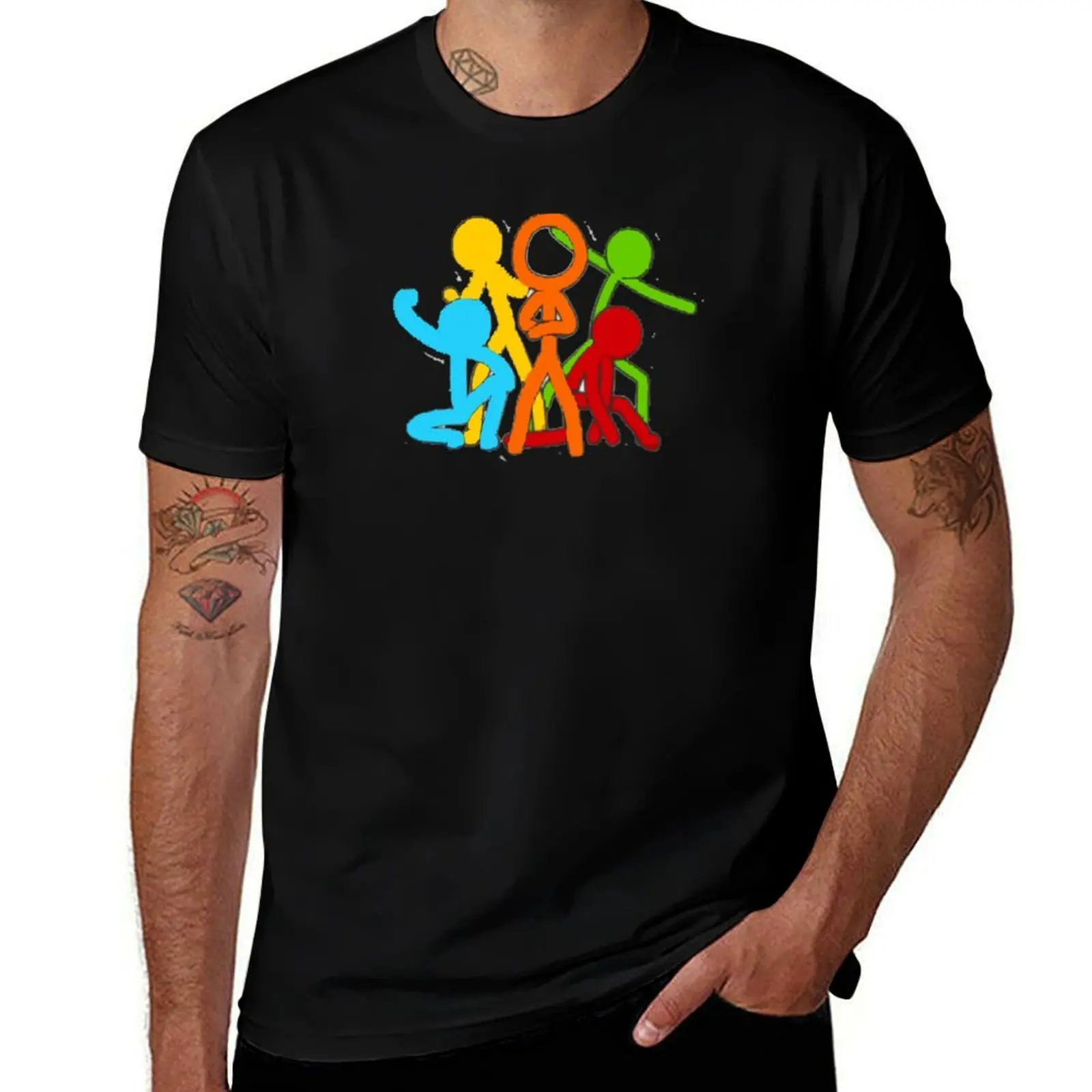 alan becker fuuny cute design stickers alan becker T-Shirt t shirt man luxury T-Shirt