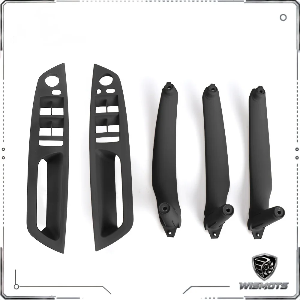 LHD RHD 4Pcs Car Interior Door Handle Inner Panel Pull Trim Cover Handle Set Armrest Replacement For BMW E70 E71 E72 X5 X6