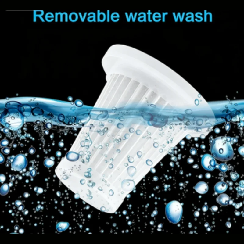 5pcs Car Vacuum Cleaner Filter Wireless Handheld Dust Collector Washable  Air Filter Cartridge Repeatable Applicability Interior