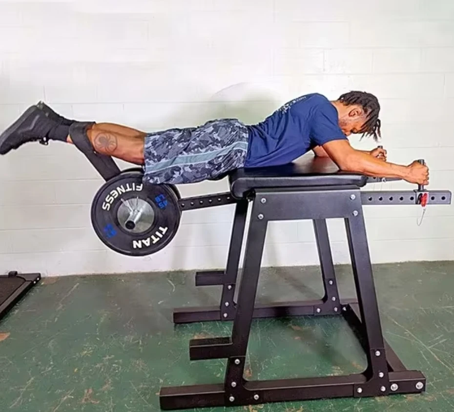 Gym Equipment Strength Machine Reverse Hyper Extension Bench