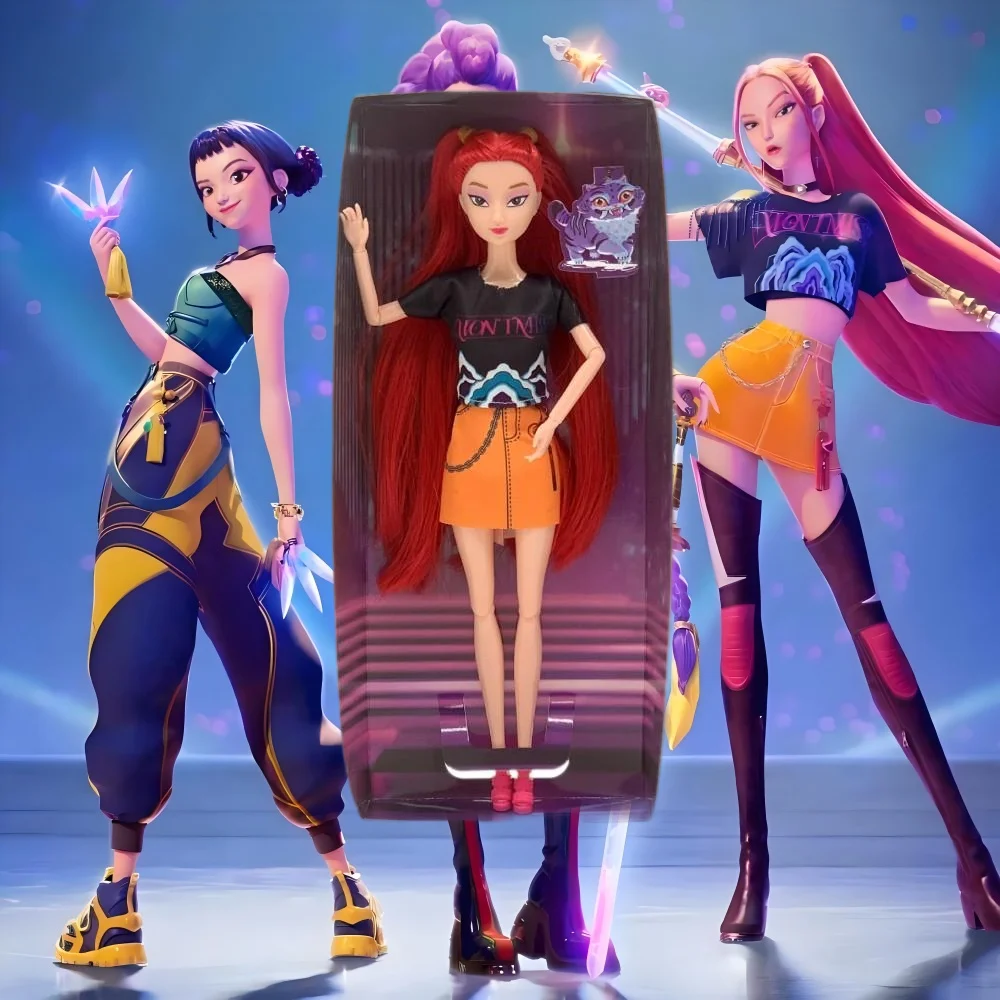 

K-POP Demon Hunter Girl Групповая милая кукла, Lumimilazoi, рождественский подарок, с подвижными суставами